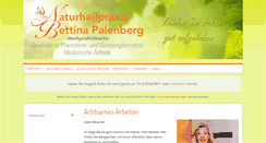 Desktop Screenshot of praxis-palenberg.de