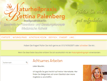 Tablet Screenshot of praxis-palenberg.de